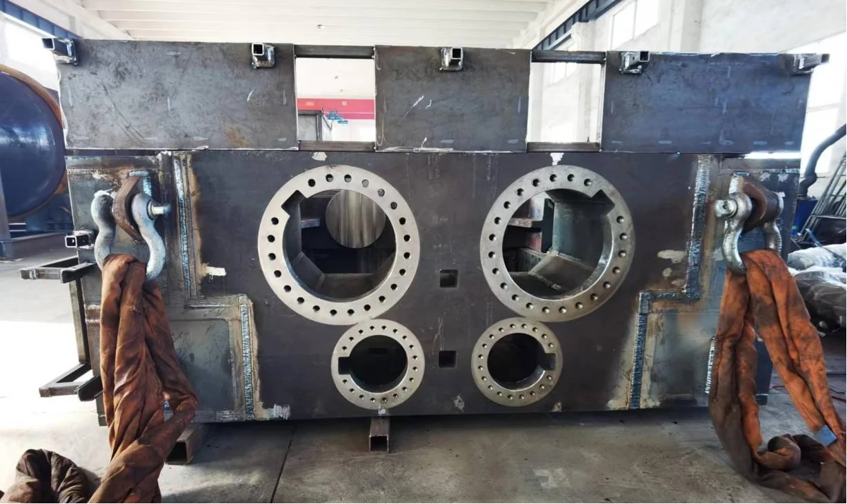 Сварка портальной рамы